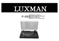 Luxman P-100-Owners-Manual 